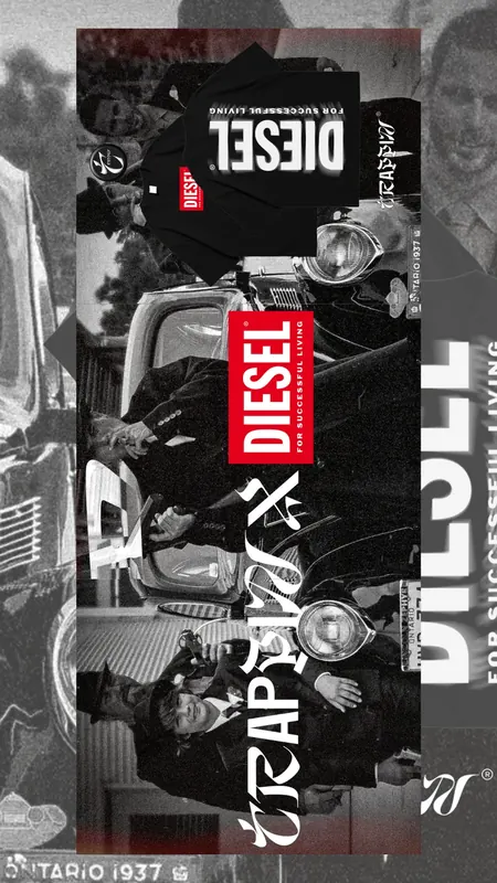 Portada de disco: Trappín, Diesel Collab